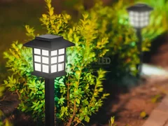 Set 2 felinare LED gradina Solar Past